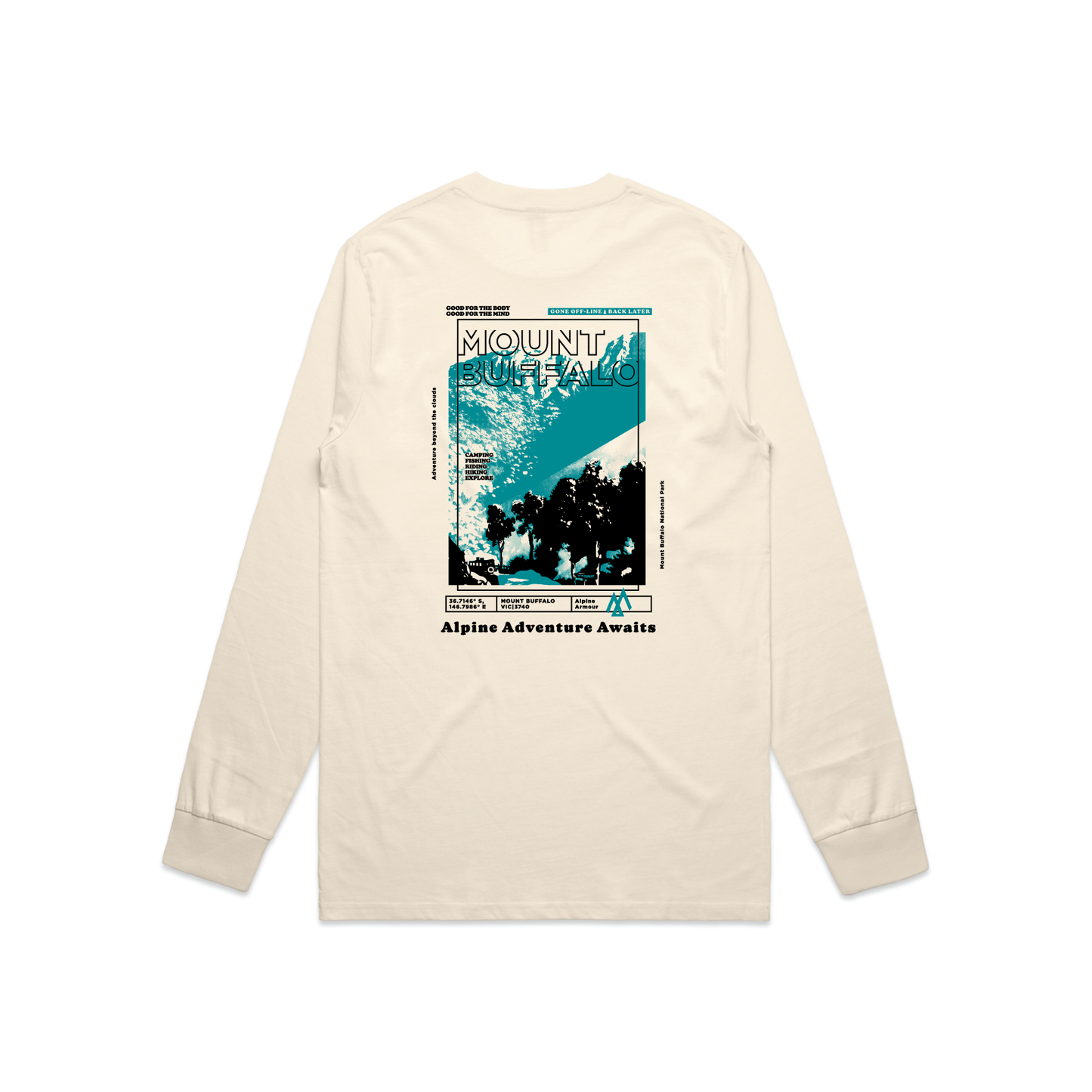 Buffalo Collection - Ecru Drive LS Tee image 2