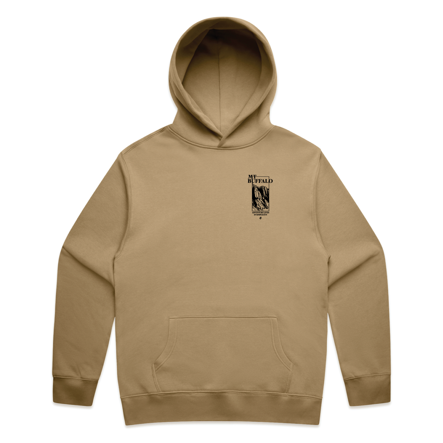 Buffalo Collection - Adventure & Simplicity Sand Hoodie image 1