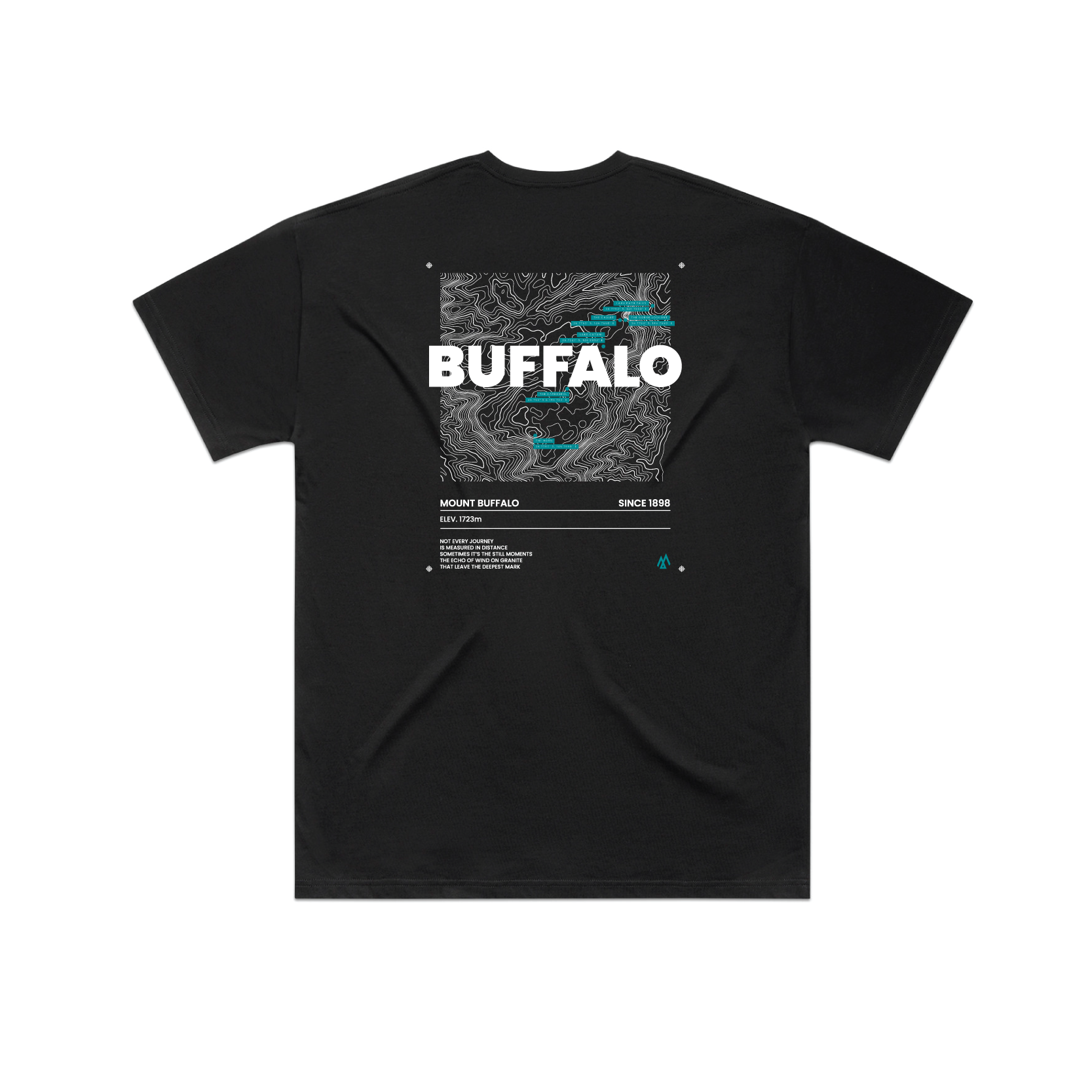 Buffalo Collection - Black Topo Oversized Tee image 2