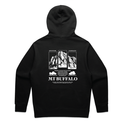 Buffalo Collection - Adventure & Simplicity Black Hoodie image 2