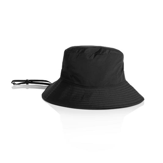 Wide Brim Nylon Bucket Hat
