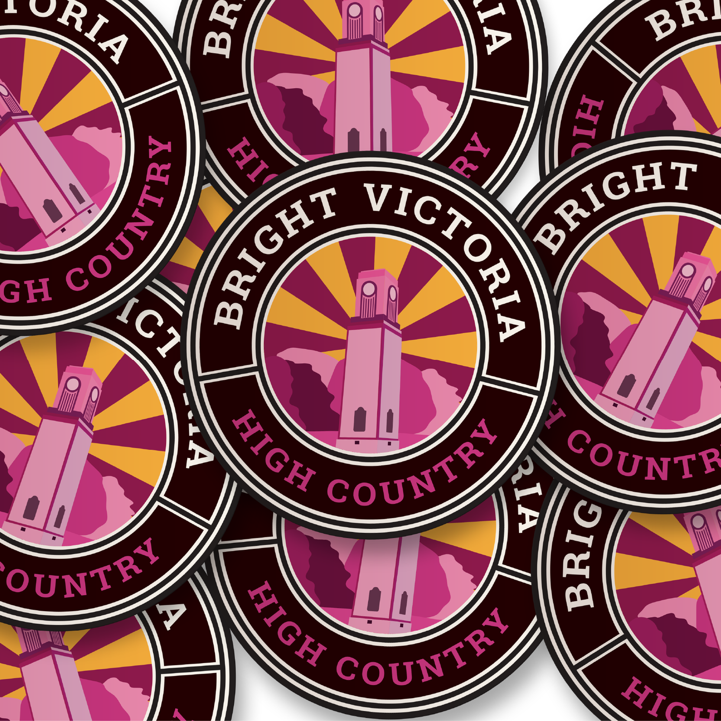 Bright Memorial Sticker