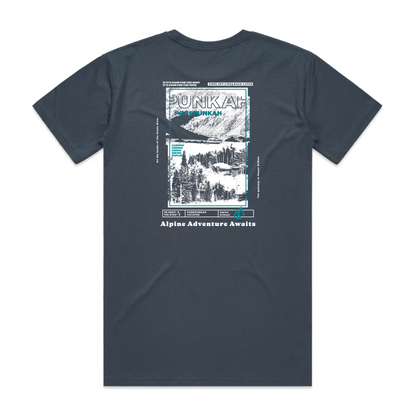 Porepunkah Petrol Blue Tee