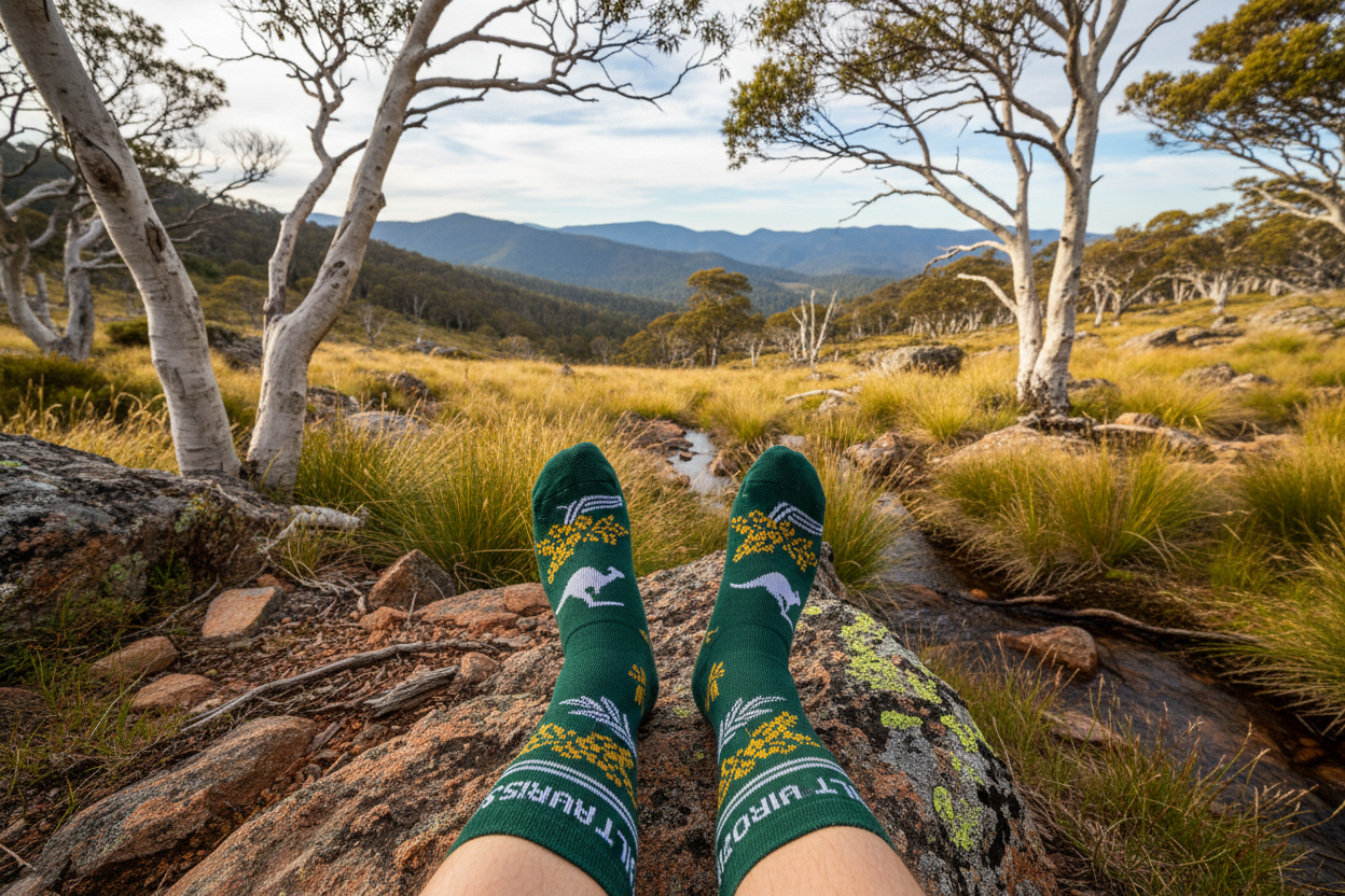 less focus on alpine back-drop. Nature to resemble victorian alpine region in Australia